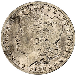 1882 Carson City Morgan 90% Silver Dollar in VG/VF condition