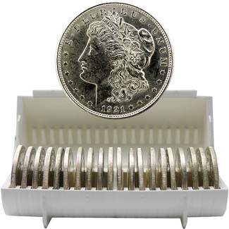1921 D Morgan Silver Dollar Roll AU-BU Condition (20 Coins)
