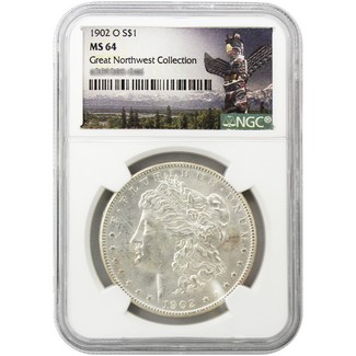 1902 O Morgan Dollar NGC MS64 "Great Northwest Collection"