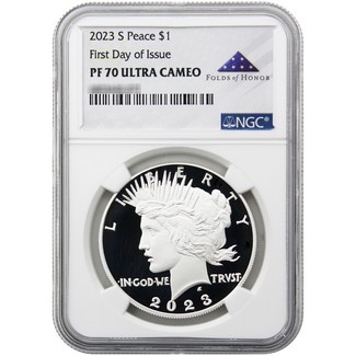2023 S PF Morgan & Peace NGC PF70 UC FDI FOH Label | The Coin Vault