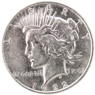 Random Peace Dollar in Almost Uncirculated - Brilliant Uncirculated Condition