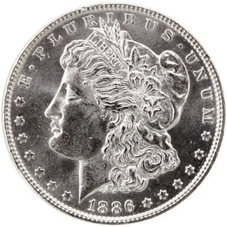 Random Pre-1921 Morgan Silver Dollar in Almost Uncirculated - Brilliant Uncirculated Condition