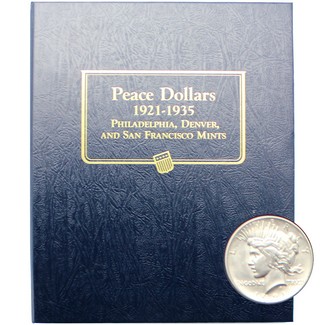 1921-1935 Complete Peace Dollar Set XF/AU Condition