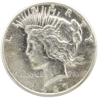 1927 S Peace Dollar in Very Fine - Extra Fine Condition