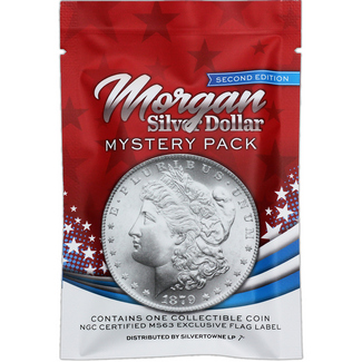 Morgan Silver Dollar NGC MS63 Mystery Pack 2nd Edition