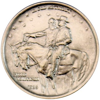 1925 Stone Mountain Commem Half Dollar XF-AU