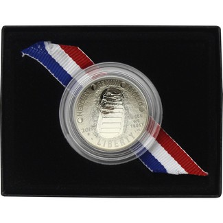2019 S Proof Apollo 11 50th Anniversary Commem Half Dollar OGP