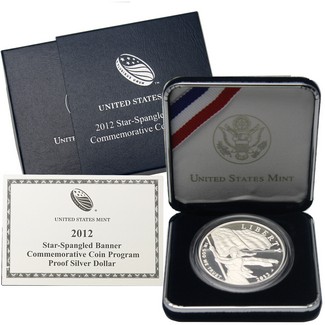 2012P Star Spangled Banner $ Proof Commem in OGP