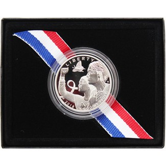 2018 S Proof Breast Cancer Awareness Commem Half Dollar OGP