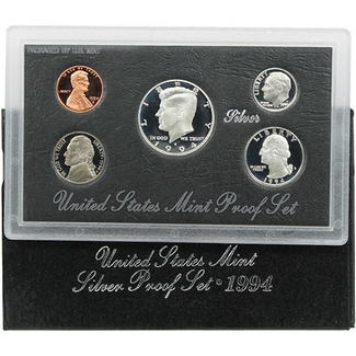 1994 Silver Proof Set OGP