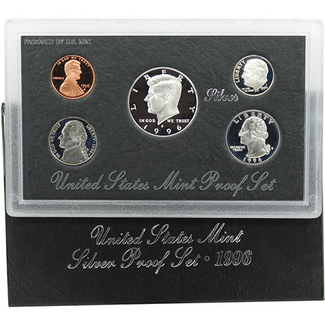 1996 Silver Proof Set OGP