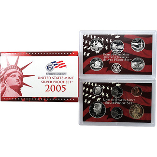 2005 Silver Proof Set 11 pc OGP