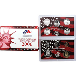 2006 Silver Proof Set 10 pc OGP