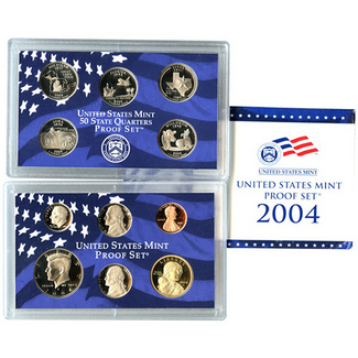 2004 Proof Set in OGP (11 coins)