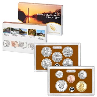 2018 S Clad Proof Set in OGP (10 Coins)