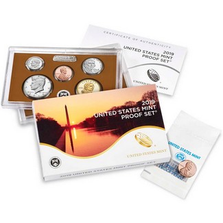 2019 S Clad Proof Set in OGP (11 Coins)