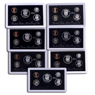 1992-1998 Silver Proof Sets in OGP