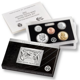 2023 S Silver Proof Set in OGP (10 coins)