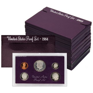 The Purple Proof Sets in Original Government Packaging