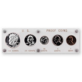1955 Proof Set in Acrylic Holder