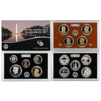 2013 Silver Proof Set OGP