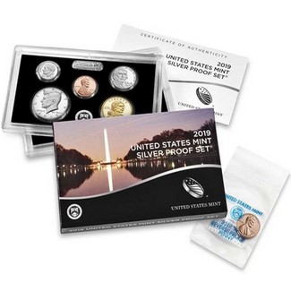 2019 S Silver Proof Set in OGP (11 Coins)