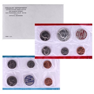 1968 Mint Set in OGP (10 coins)
