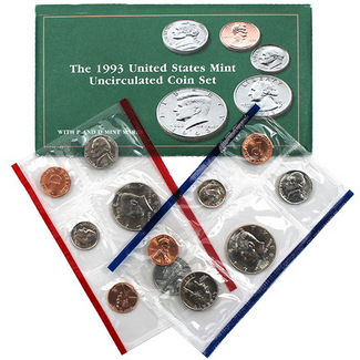 1993 Mint Set in OGP (10 coins)
