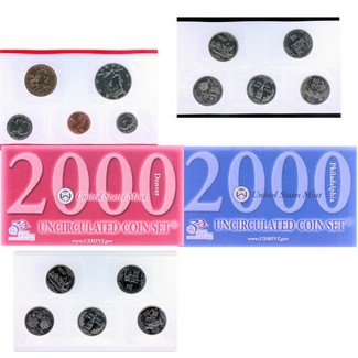2000 Mint Set in OGP (20 coins)