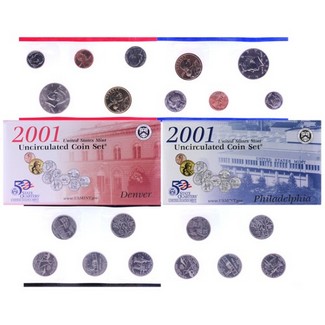 2001 Mint Set in OGP (20 coins)
