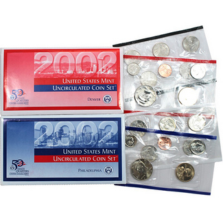 2002 Mint Set in OGP (20 coins)