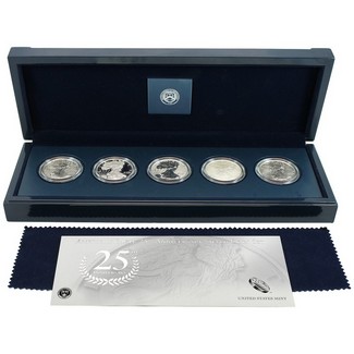 2011 Silver Eagle 25th Anniversary Set OGP