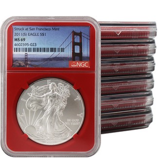 Struck at San Francisco Silver Eagle Special!