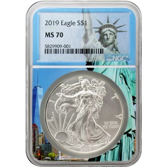 2019 Silver Eagle NGC MS70 Statue of Liberty Core