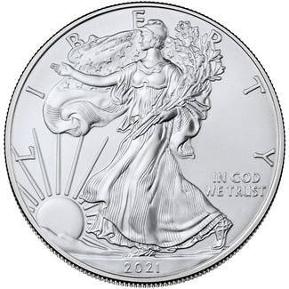 2021 1oz .999 Fine Heraldic Silver Eagle Brilliant Uncirculated