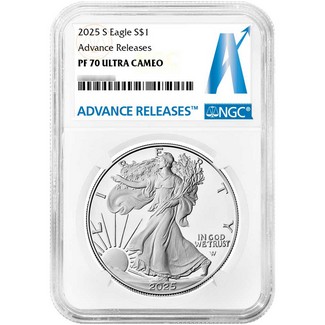 2025 S Proof Silver Eagle NGC PF70 UC AR