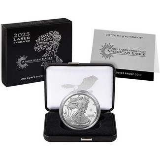 2025 W Proof Silver Eagle Laser Engraved Privy OGP