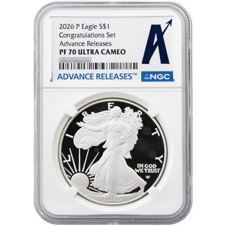 2026 Proof Congratulations Set Silver Eagle NGC PF70 UC AR