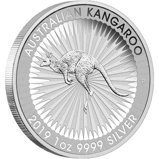 2019 P Australia Silver Kangaroo 1oz BU