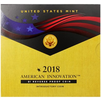 2018 S American Innovation Reverse Proof Dollar Coin in OGP