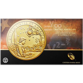 2019 Native American $1 Coin & Currency Set in OGP