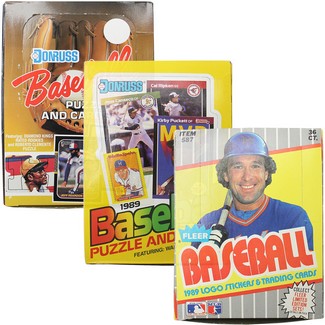 1989 Wax Box Baseball Card Collection