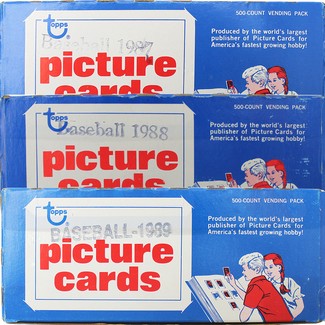 Topps Baseball Card Vending Pack Collection