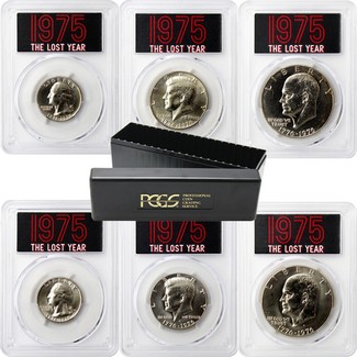1975 'The Lost Year' Brilliant Uncirculated Coin Set