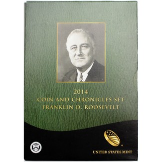 2014 Franklin D. Roosevelt Coin & Chronicles Set OGP