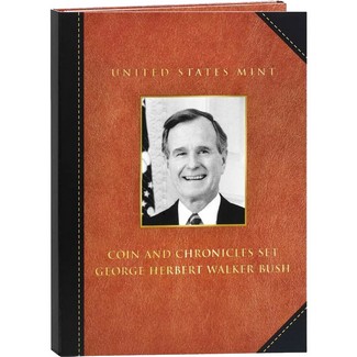 2021 George H.W. Bush Coin & Chronicles Set OGP