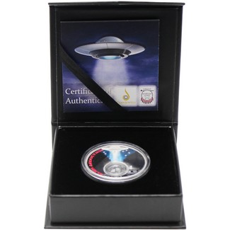 2023 $1 Mesa Grande Silver Proof Colorized "Alien Abduction" Coin