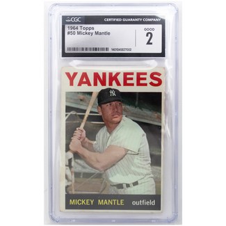 1964 Topps Mickey Mantle CGC G2 Card #50