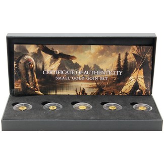 2024 $20 Oglala Lakota Sioux Nation 0.5 Gram Gold Native American Series 5 Coin Set in OGP