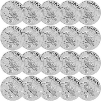 2025 Australia 1oz Silver Kookaburra BU 20pc